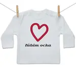 Boodyy Tričko s dlhým rukávom Ľúbim ocka 134 (8-9 rokov)