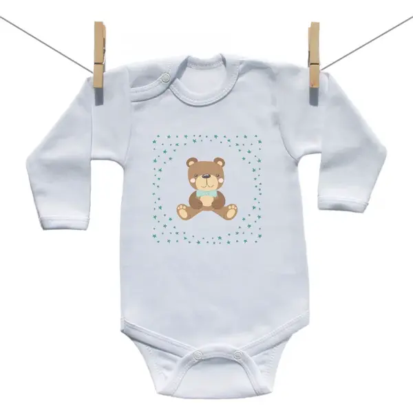 Boodyy Body s dlhým rukávom Medvedík Chlapec 98 (2-3 roky)