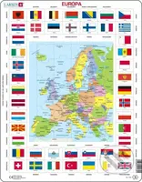 Európa (politická) (KL1) - puzzle z kategorie Naučné puzzle