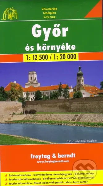 Györ 1:12 500  1:20 000 (Mapa mesta)