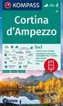 Cortina d´Ampezzo 1:50 000 (turistická mapa KOMPASS 55)