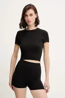 Tričko Calvin Klein Underwear dámské, černá barva, LV00QS7546