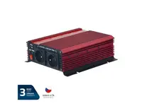 Měnič napětí GETI GPI 1012 12V/230V 1000W USB - rozbaleno - mírně pomačkaný obal