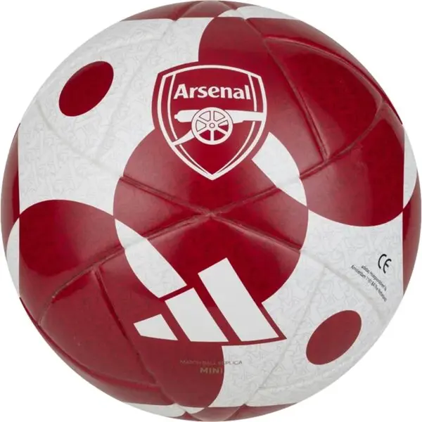 adidas ARSENAL FC MINI HOME Mini fotbalový míč, červená, velikost