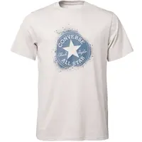 Converse CHUCK DISTORT SPRAY PAINT TEE Pánské tričko, šedá, velikost