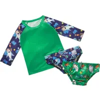 Bambinomio MIO OCEAN Souprava na plavání, zelená, velikost 2-3Y