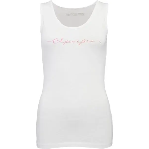 ALPINE PRO IXIMA Dámské tílko, bílá, velikost