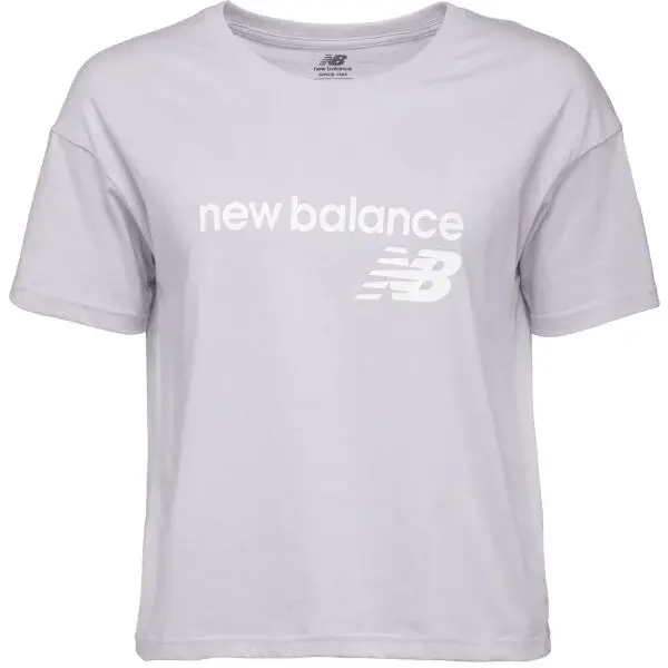 New Balance WT03805GRV Dámské triko, šedá, velikost