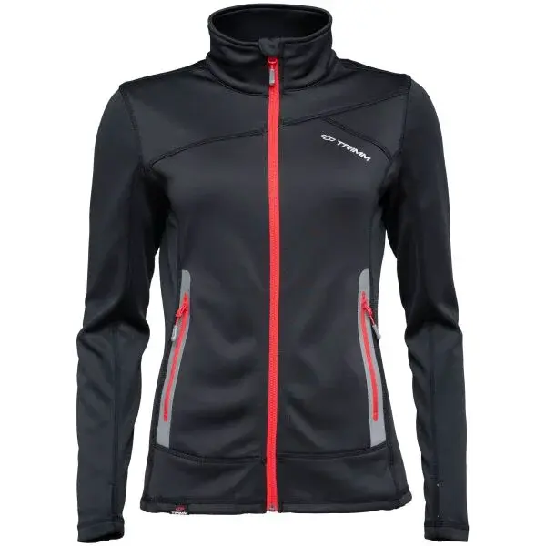 TRIMM ECHO LADY Dámská mikina, černá, velikost