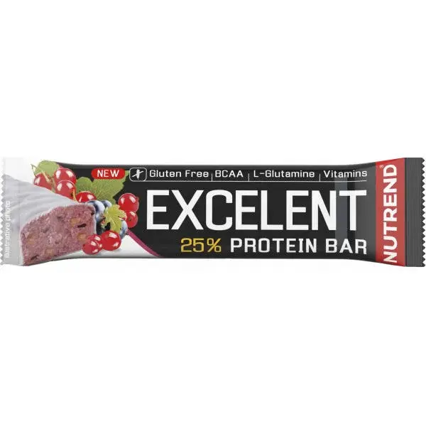 Nutrend EXCELENT 85 G ČERNÝ RYBÍZ Proteinová tyčinka, , velikost 85 G