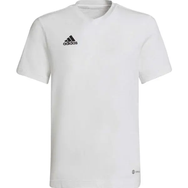 adidas ENTRADA 22 TEE Y Chlapecké triko, bílá, velikost