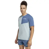 adidas TERREX MULTI TEE Pánské outdoorové tričko, světle modrá, velikost