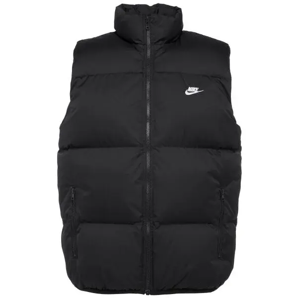 Nike CLUB PUFFER Pánská vesta, černá, velikost