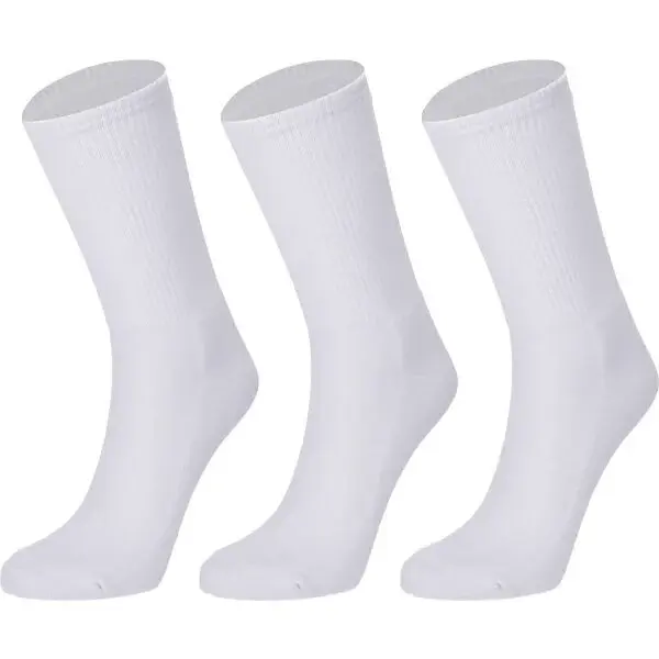 ELLESSE ALACRE CREW 3 PACKS Vysoké ponožky, bílá, velikost 41-46