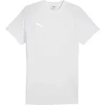 Puma TEAMEVOSTRIPE TEE Pánské triko, bílá, velikost XXXL