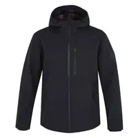 Hannah WANDER Pánská softshellová bunda s membránou, tmavě šedá, velikost