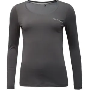 TRIMM BRAVE LADY Dámské tričko s dlouhým rukávem, tmavě šedá, velikost