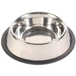 TRIXIE STAINLESS STEEL BOWL 450ML Nerezová miska, stříbrná, velikost