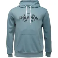 Champion HOODED Pánská mikina, světle modrá, velikost