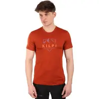 KILPI LISMAIN Pánské funkční tričko, hnědá, velikost