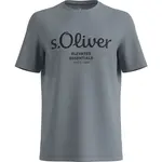 s.Oliver RL BIG SIZE LOGO NOOS Pánské tričko, tmavě šedá, velikost XXXL