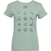Northfinder CANDICE Dámské outdoorové triko, světle zelená, velikost