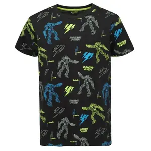 Lewro BRADBURY Chlapecké triko, černá, velikost 152-158