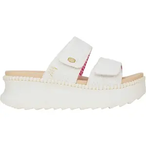 HEY DUDE DELRAY Dámské pantofle, bílá, velikost