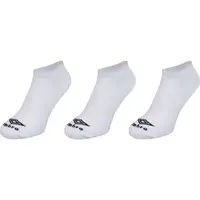 Umbro NO SHOW LINER SOCK 3 PACK Ponožky, bílá, velikost