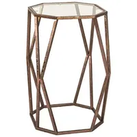 Ambia Home ODKLÁDACÍ STOLEK, bronzová