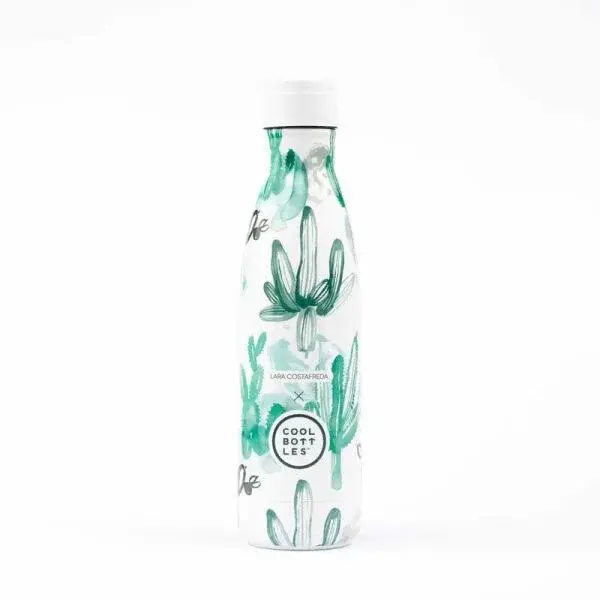 COOL BOTTLES XCLUSIVE! WATERCOLOR CACTUS 500 ML Termo láhev, mix, velikost 500 ML