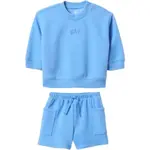 GAP CREW LOGO Dětský mikinový set, modrá, velikost