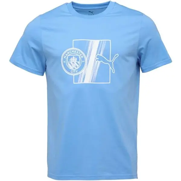Puma MANCHESTER CITY FC FTBLCULTURE TEE Pánské triko, světle modrá, velikost