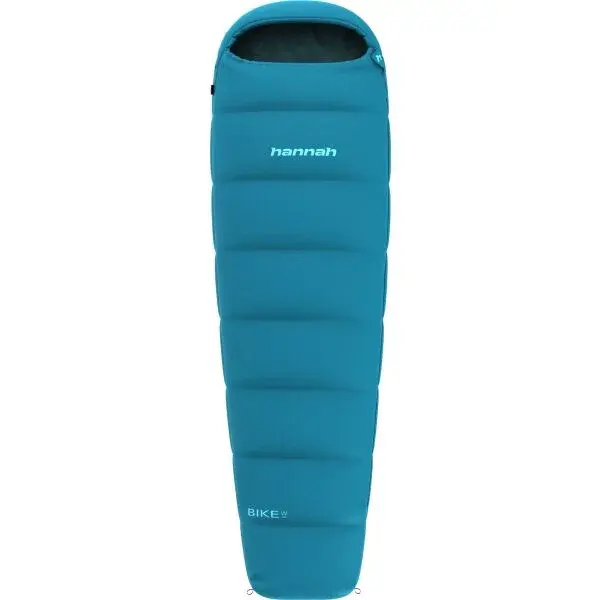 Hannah BIKE W 100 Lehký spací pytel, tyrkysová, velikost 195 cm - levý zip