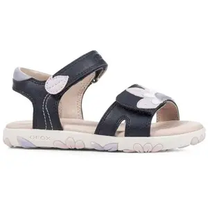 Geox J S.HAITI G. A 28-31 EU Juniorské dívčí sandály, tmavě modrá, velikost