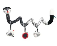 SENSILLO Edukační, kontrastní spirála black&white - Liška