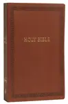 NKJV, Holy Bible, Soft Touch Edition, Leathersoft, Brown, Comfort Print - Thomas Nelson