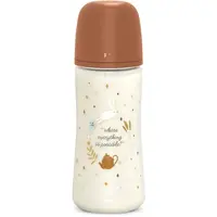 Suavinex Wonderland SX Pro Physiological Anti-Colic dojčenská fľaša L Dense Flow 6 m+ Brown 360 ml