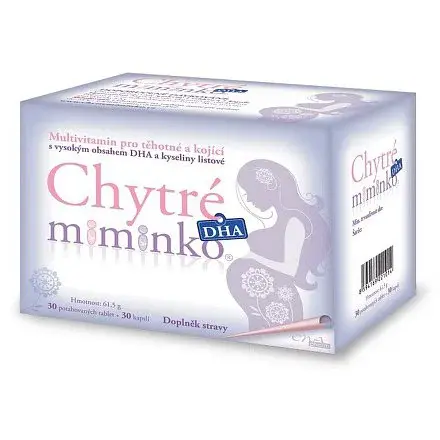 Chytré Miminko Methylfolát 2 S Dha Tbl.60+cps.60