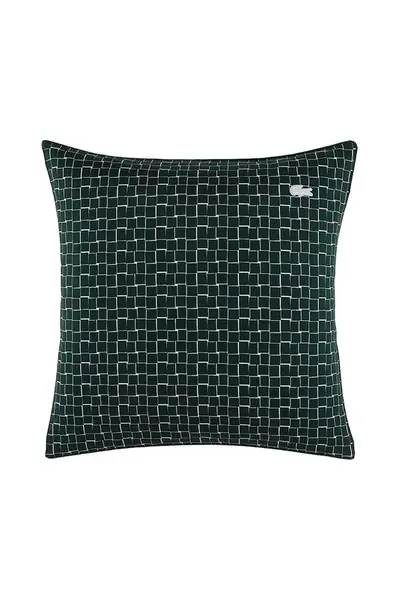 Bavlněný povlak na polštář Lacoste L BLOCK Vert 65 x 65 cm zelená barva