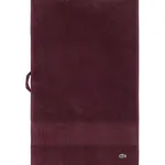 Malý bavlněný ručník Lacoste L LECROCO Bordeaux 40 x 60 cm vínová barva