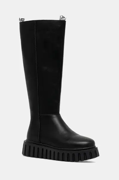 Dětské kožené boty Patrizia Pepe