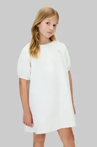 Dětské bavlněné šaty Calvin Klein Jeans