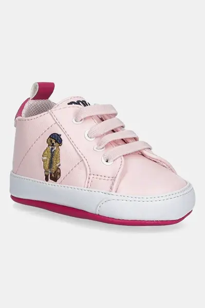 Dětské boty Polo Ralph Lauren QUILTON BEAR GORE HI LAYETTE