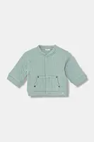 Dětská mikina United Colors of Benetton tyrkysová barva, hladká, 3JOEA501O