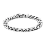 Daniel Wellington Pánsky oceľový náramok Ellipse Cuban Chain DW0040166 18,5 cm