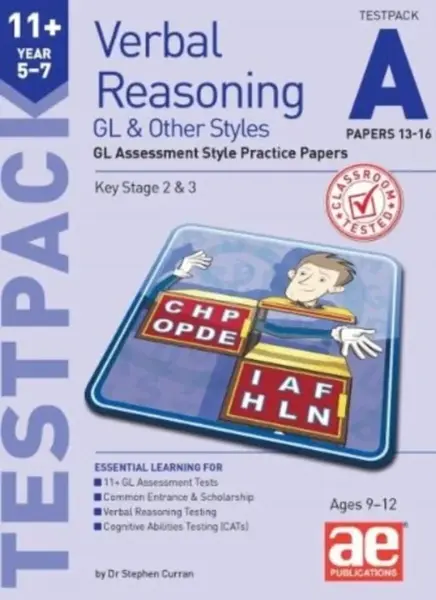 11+ Verbal Reasoning Year 5-7 GL & Other Styles Testpack A Papers 13-16 - Eleven Plus Exam Group