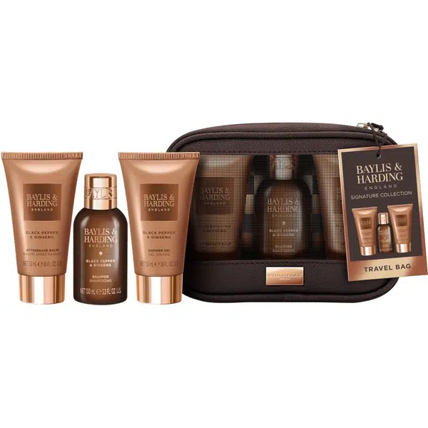 Baylis & Harding Black Pepper & Ginseng darčeková sada na cesty