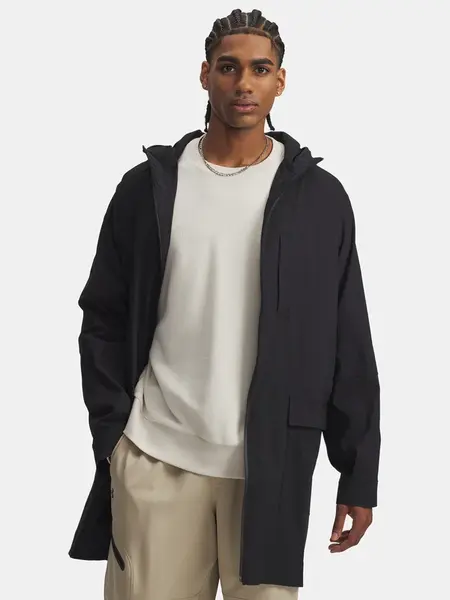 Men's Under Armour UA Unstoppable Txt Long Jkt-BLK Jacket - Mens