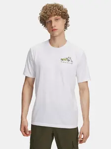 Men's Under Armour UA 60/40S BODY SHOP SS-WHT - Men's T-Shirt